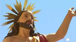 Biancavilla - processione del Cristo Risorto nell'ottava di Pasqua domenica 23 aprile 2017