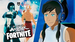 AANG AND KORRA PLAY FORTNITE (AVATAR THE LEGEND OF KORRA) | FactyKilian