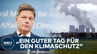 RWE steigt bis 2030 aus Braunkohle aus - Statement Robert Habeck | WELT DOKUMENT