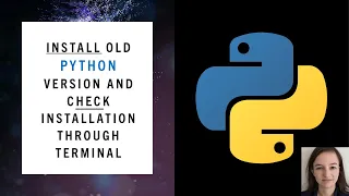 how to install an older version of python on mac (2021)