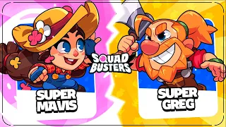 ACHO QUE EXAGEREI NESSE TIME DE FARM no SQUAD BUSTERS! LIBEREI A SUPER MAVIS, ELA  é INSANA!