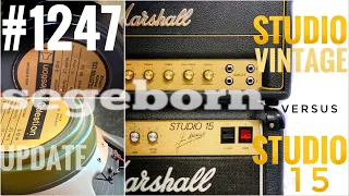 Marshall Studio 15 vs Studio Vintage | Celestion G12M Update | Affordable Vintage Speakers | #1247