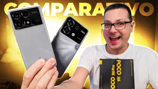 Poco X6 vs Poco X6 Pro! E aí, qual é o MELHOR para VOCÊ? muda muito? COMPARATIVO!