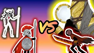 Stick War 3 - ATREYOS AND MARROWKAI CAMPAIGN GENERAL BOSS VS WRATHNAR + FINAL BOSS LUNARCLOPS ARMY