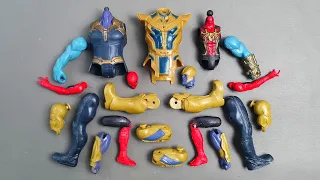 Merakit Mainan Spiderman, thanos dan thanos armour | Avengers Toys | Action Figure