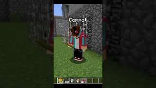 Пиксель и Топовский дали Компоту чизбургер#shorts #minecraft #компот