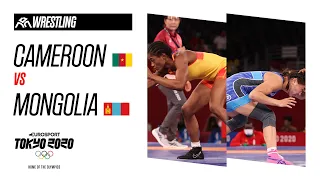 CAMEROON vs MONGOLIA | Freestyle Wrestling 53kg - Bronze - Highlights | Olympic Games - Tokyo 2020