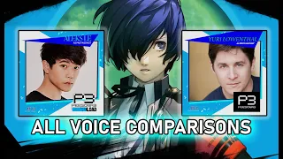 ALL Persona 3 Reload VOICE Comparisons