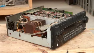 Restoration stereo integrated amplifier KENWOOD / Rehabilitate step by step