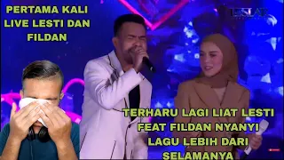 HARU DAN TANGIS terharu liat lesti feat fildan nyanyi lagu lebih dari selamanya