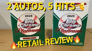 🔥New Release🔥2023 Topps Chrome Platinum Anniversary Blaster Review  #baseballcards #topps