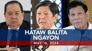 UNTV: Hataw Balita Ngayon |   May 16, 2024