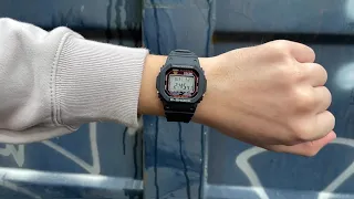 Casio G-Shock GW-M5610-1ER watch wristshot