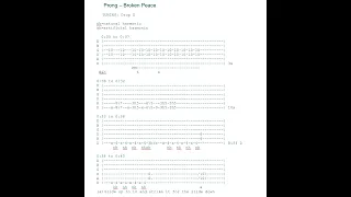 Prong Broken Peace Guitar Tab and Tutorial