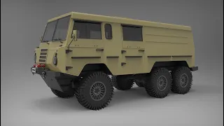 Volvo C304 Laplander  3D model