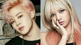 JIMIN BTS AND LISA BLACKPINK MOMENT