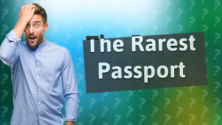 What is the rarest passport Colour?