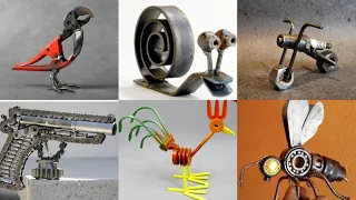 scrap metal art projects  and decor ideas 2023