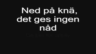 Sabaton - Ett Slag Färgat Rött (lyrics) HD