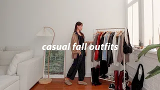 CASUAL FALL OUTFITS🧸 | fall lookbook