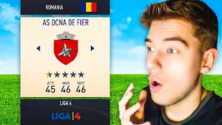 CEA MAI SLABA ECHIPA DIN ROMANIA IN FIFA 23! (MOD LIGA 2,3,4)