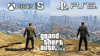 GTA V NEXT GEN |  Xbox Series S vs PS5 | Comparative 2023 🎮