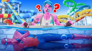 *EXTREME* HIDE or SNITCH in a WATER PARK! (Fortnite)