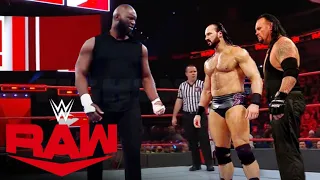 Omos jordan omogbehin Vs. Drew mcintyre & The Undertaker | Monday night raw 2021