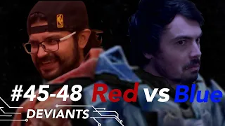 Red vs Blue #45-48 REACTION!!!