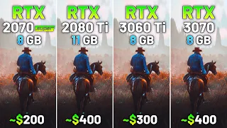 20 Games on RTX 2070 SUPER vs RTX 2080 Ti vs RTX 3060 Ti vs RTX 3070 in 2023 - 1440p