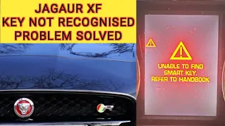 JAGUAR XF UNABLE TO FIND SMART KEY PROBLEM SOLUTION #jaguar #keyprogramming