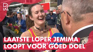 LAATSTE LOPER JEMIMA haalt GELD op tijdens NN MARATHON ROTTERDAM 2024