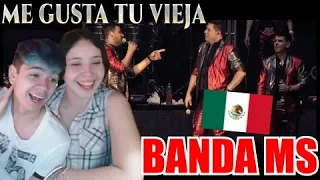 REACCION A BANDA MS "EN VIVO" - ME GUSTA TU VIEJA (VIDEO OFICIAL)