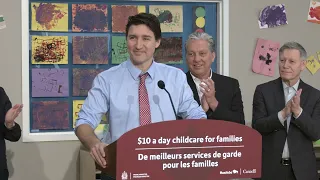 Announcing $10-a-day child care for families in Manitoba