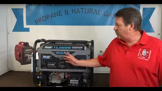 Pulsar 12000W  Watt Generator - Conversion video from gas to Propane & Natural Gas