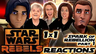 STAR WARS Rebels 1x1 | Spark of Rebellion Part 1 | Reactions