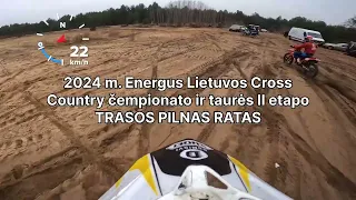 KAIRIŲ POLIGONAS, 2024 CrossCountry II etapo trasa.