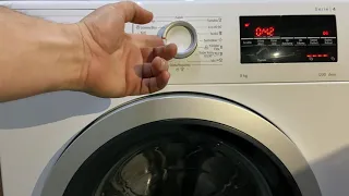 WAU24T91TR Bosch çamaşır makinesi Seri 4 / 9 kg 1200 devir kullanım tarifi , ürün tanıtımı YORUMLAR