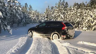 VOLVO XC60 D5 AWD (snow test) ❄️