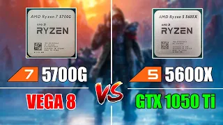 Обзор AMD Ryzen 5700G. Сравнение Vega 8 vs GTX 1050 Ti и 5700G vs 5600X