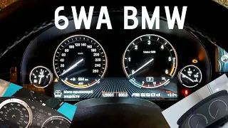 Приборка bmw 6wa из миль в км/ how to tern bmw 6wa dashboard from miles to Km
