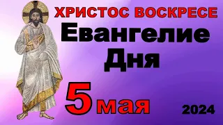 Включи прямо сейчас!  Евангелие дня 5 мая Светлое Христово Воскресение.   2024 года