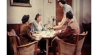 Dr. Oetker Werbefilm "Wenn plötzlich Besuch kommt" mit Frau Renate 1954