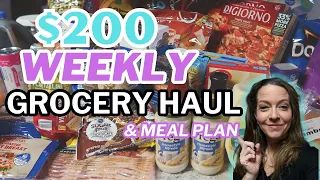 *NEW* MASSIVE WEEKLY GROCERY HAUL/FAMILY OF 6/GROCERY HAUL & MEAL PLAN