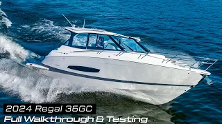 2024 Regal 36 Grande Coupe - In Stock - Full Walkthrough & Testing At Lake of The Ozarks