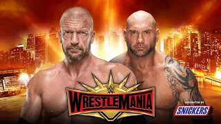 WWE 2K19 Triple H VS Batista Wrestlemania 35 Match