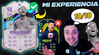 🔥RONALDINHO 98 COVER STAR ICON: Mi EXPERIENCIA🥵Player REVIEW FIFA 23✅#ConyReview📝