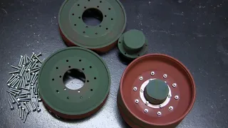 Armortek 1/6th scale RC T34/85 project video #3 Part 2 (road wheel mods)