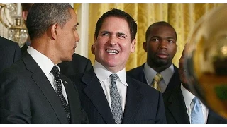 Mark Cuban plays POTUS in 'Sharknado 3'as President of the United States?
