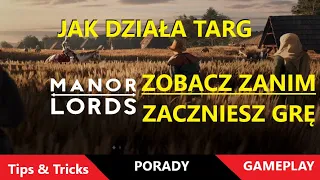 Manor Lords PL 🌱Zobacz zanim zaczniesz grę  #11 odc.11🔨 Jak działa targ /  #shorts #manorlords